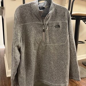 The North Face Men's Gray Quarter Zip - XL